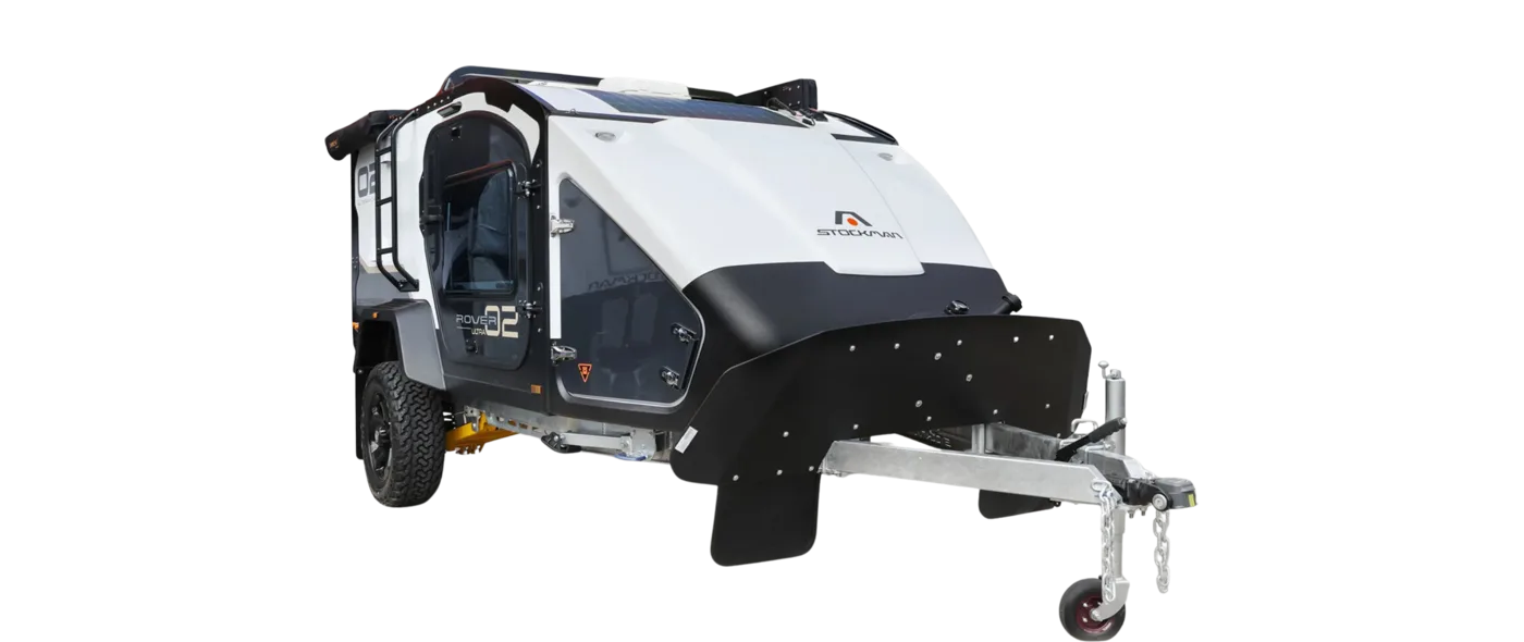 Stockman Rover front three-quarter view