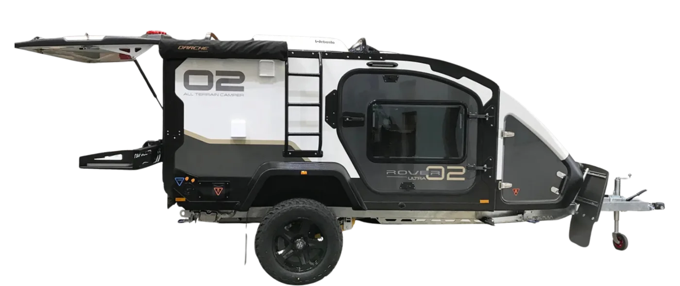 Stockman Rover side profile with rear hatch and awning open